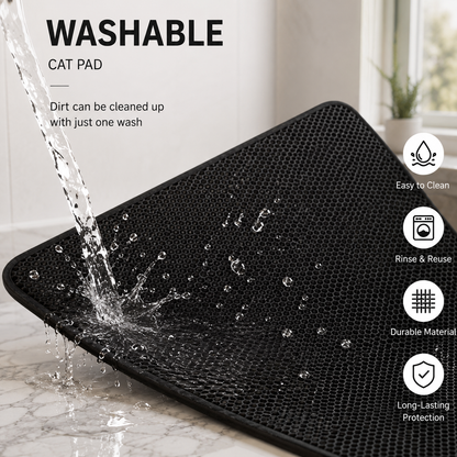 Tapis Anti-Litière Câlino – Double Couche Imperméable pour Chat