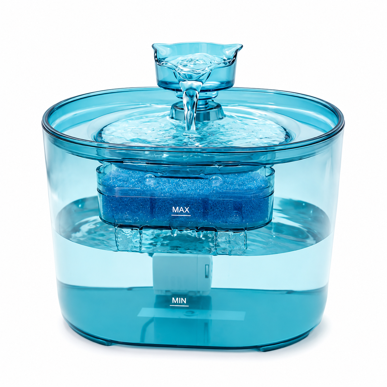 Fontaine à Eau Silencieuse Câlino – Hydratation Fraîche pour Chat