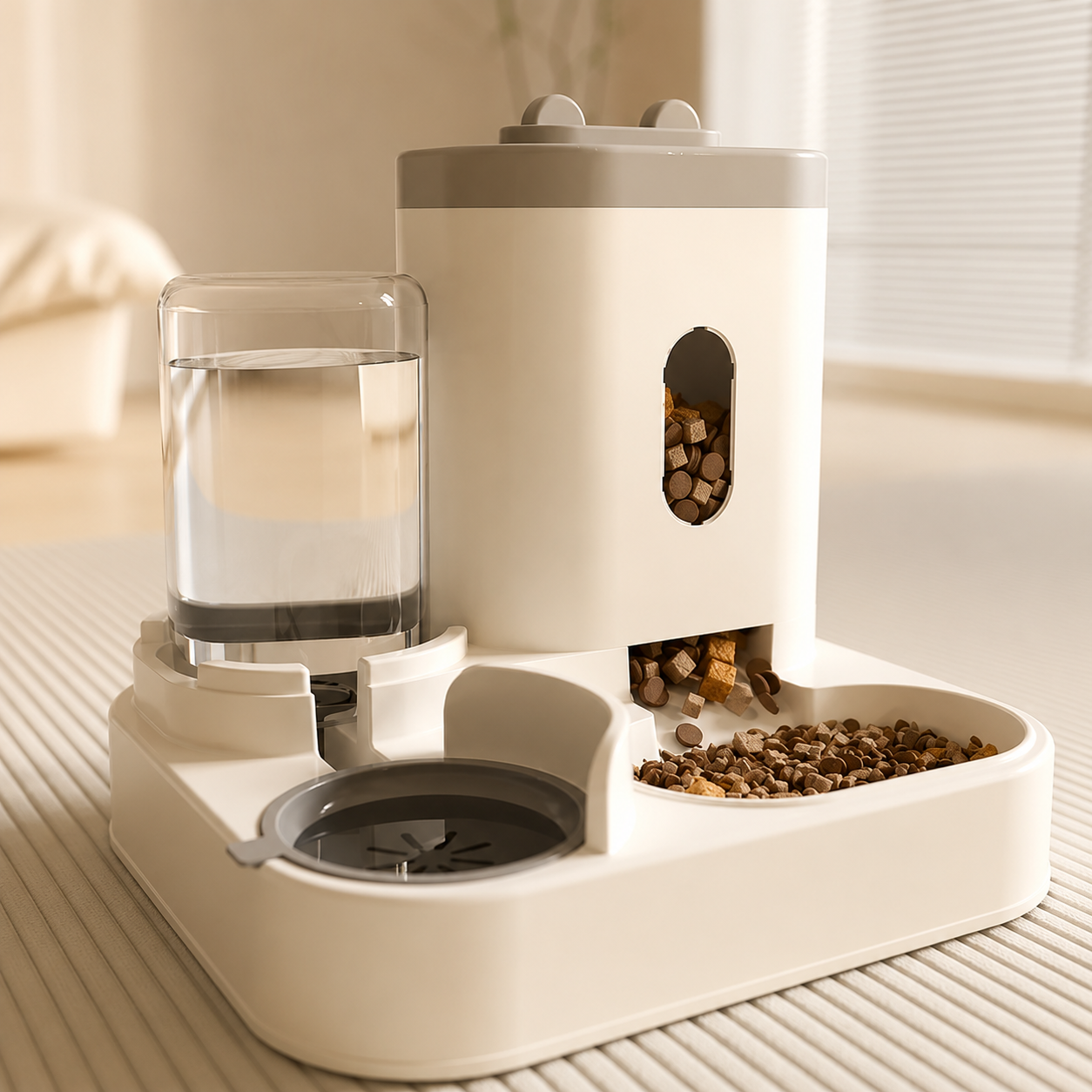 Distributeur Automatique Câlino – Nourriture et Eau pour Chien et Chat