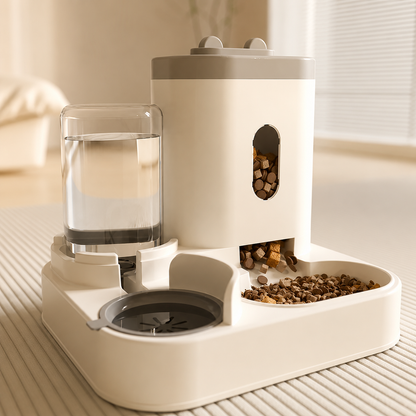 Distributeur Automatique Câlino – Nourriture et Eau pour Chien et Chat
