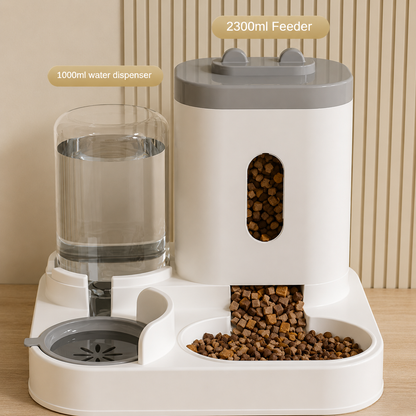 Distributeur Automatique Câlino – Nourriture et Eau pour Chien et Chat