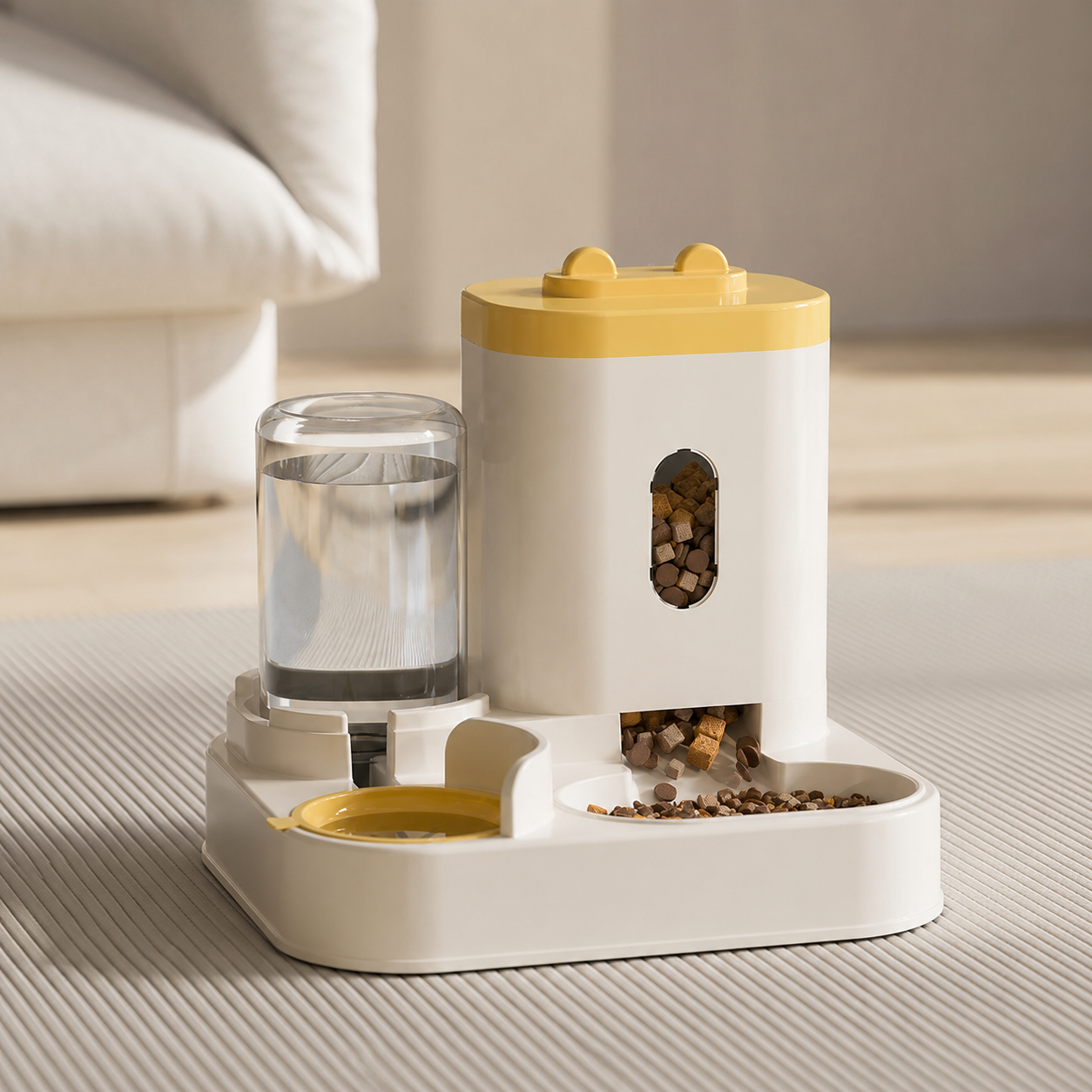 Distributeur Automatique Câlino – Nourriture et Eau pour Chien et Chat