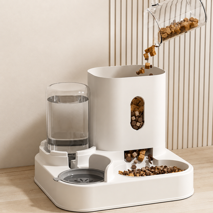 Distributeur Automatique Câlino – Nourriture et Eau pour Chien et Chat