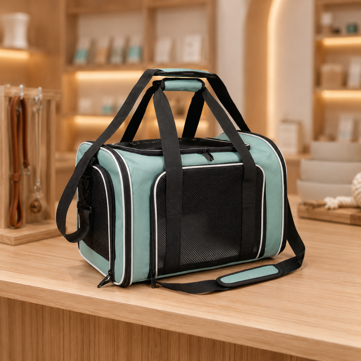 Cage de Transport Pliable Câlino – Voyage pour Chien et Chat
