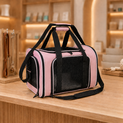 Cage de Transport Pliable Câlino – Voyage pour Chien et Chat