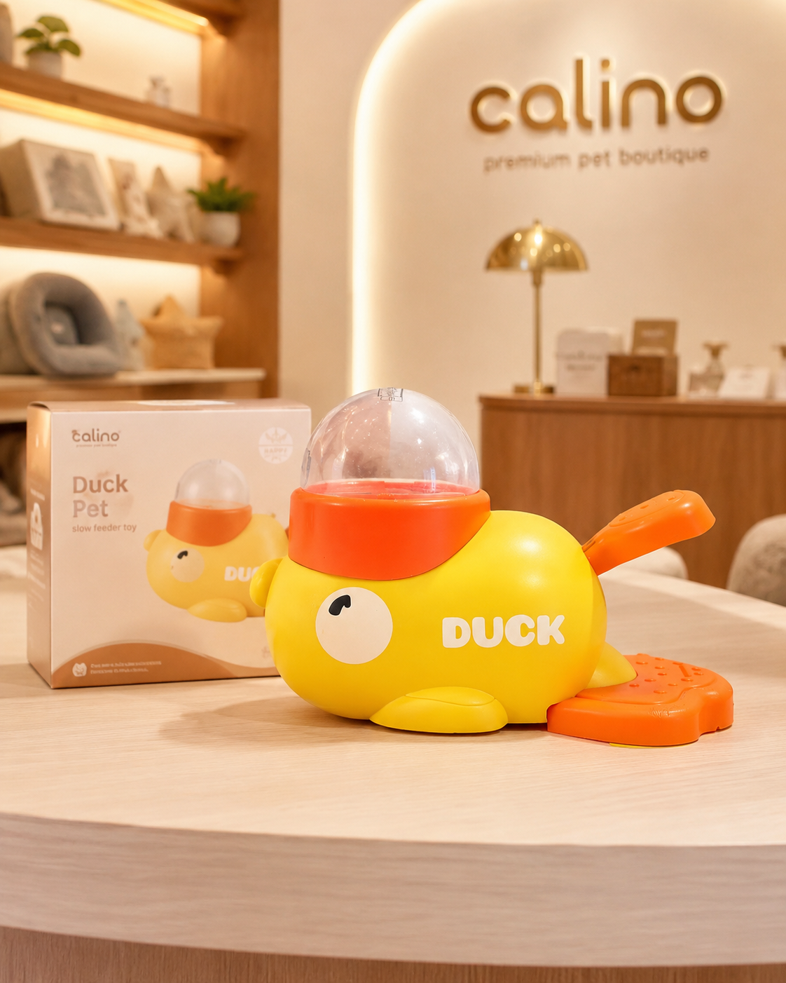 Jouet Canard Câlino – Distributeur de Friandises pour Chien