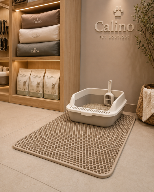 Tapis Anti-Litière Câlino – Double Couche Imperméable pour Chat