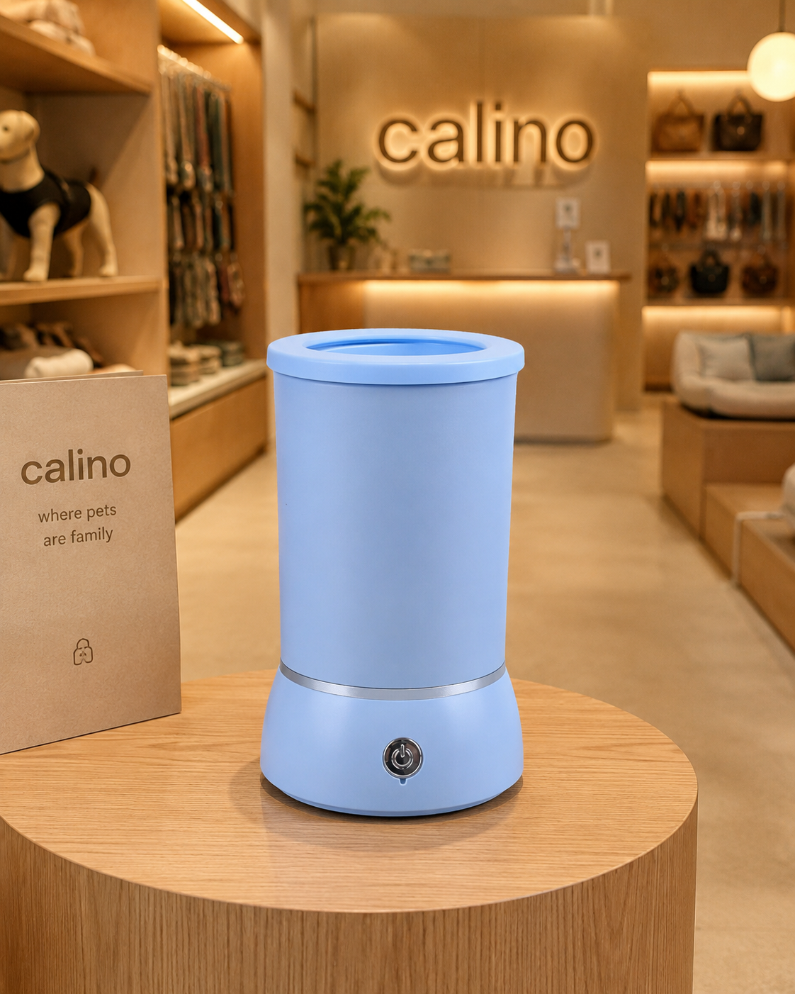Nettoyeur de Pattes Automatique Câlino – Lavage et Massage pour Chien