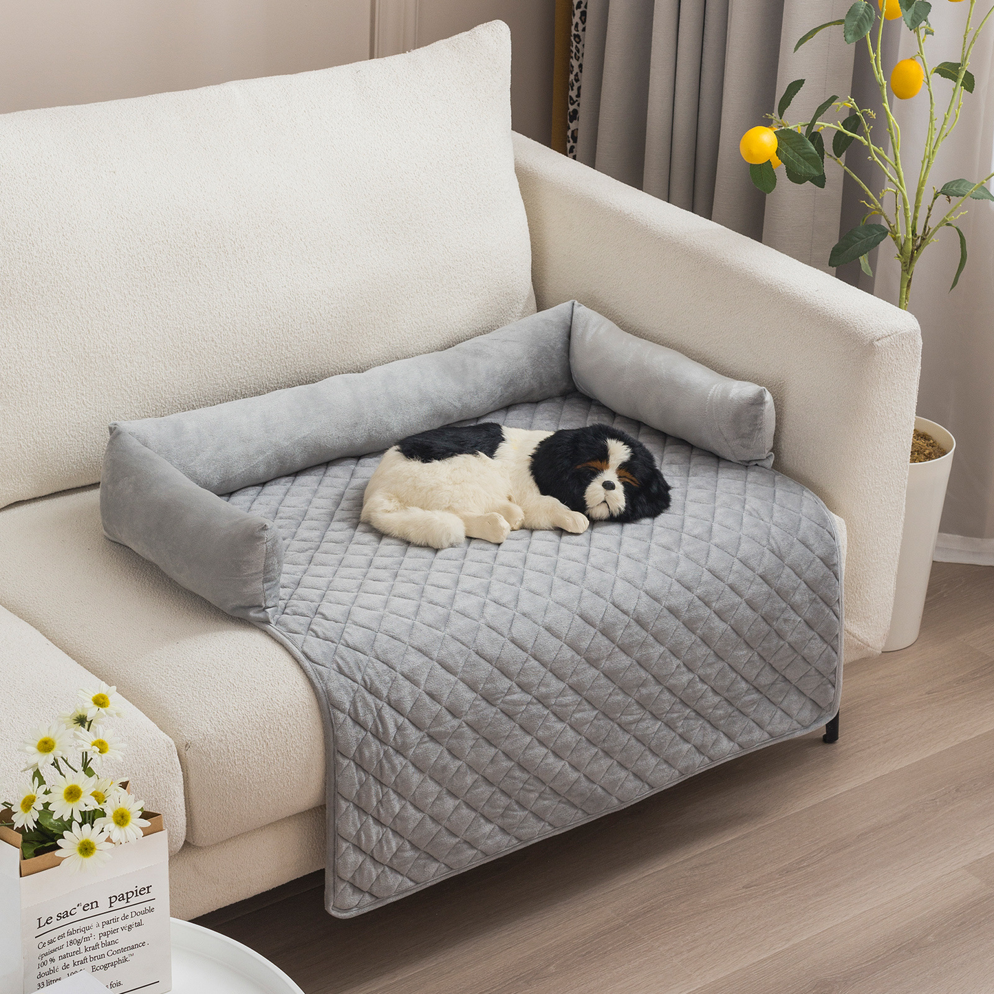 Lit Cocon Douillet Câlino – Couchage Moelleux pour Chien et Chat