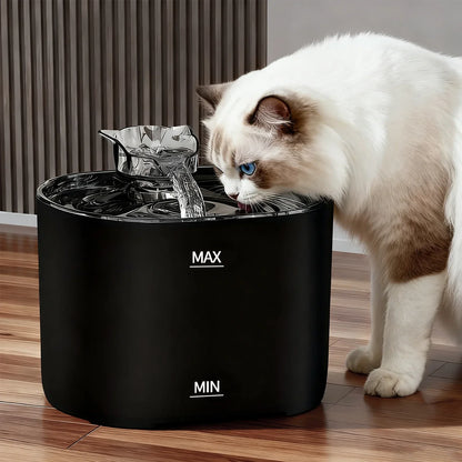 Fontaine à eau automatique Câlino pour chat, distributeur d'eau silencieux à filtre, 2,2 L