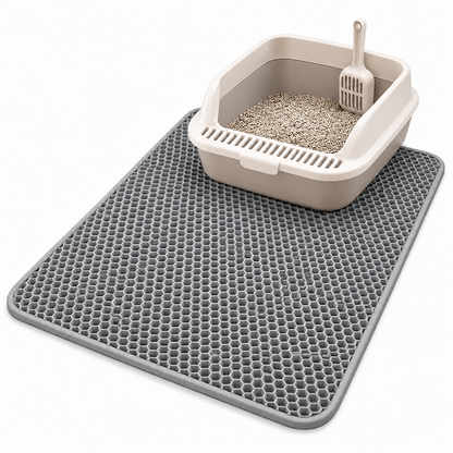 Tapis Anti-Litière Câlino – Double Couche Imperméable pour Chat